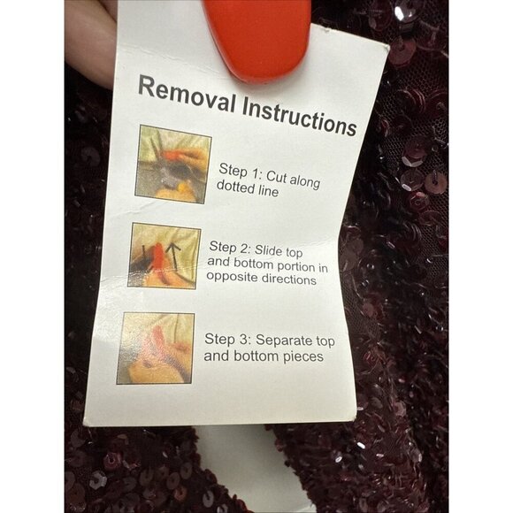 Mac Duggal Merlot Sequin Maxi Dress - Picture 8 of 11